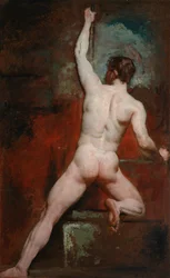 Studie eines nackten Mannes, ca. 1807-49